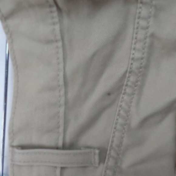 Levi's- Tan/ Khaki Super Soft Cotton Zip Pants Preppy Neutral Career Sz.38 X 32 - Picture 7 of 13